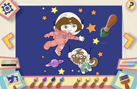 Dora the Explorer nickjr. create art